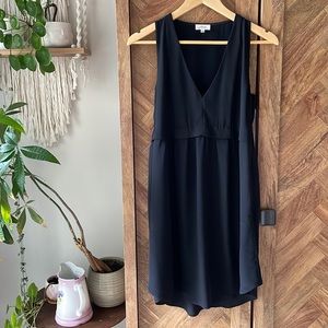 Wilfred Vignette Dress in Black • Aritzia • 100% silk black mini dress